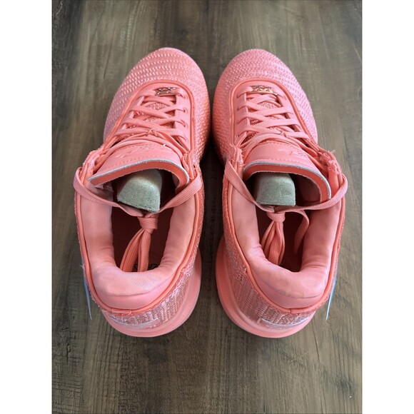 Nike LeBron 20 Pink Diamond Silver Men Size 10.5 Basketball Shoes DJ5423-600